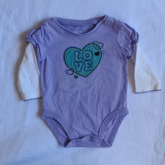 Carter's/Oshkosh Long Sleeved Onesies - Picture 3 of 7